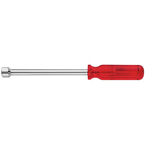 Klein Tools S166 12-Inch Nut Driver with 6-Inch Hollow Shaft and Comfordome Handle
