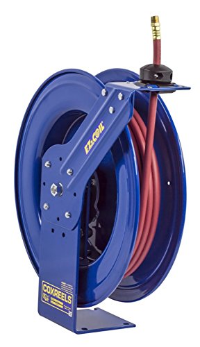 Coxreels EZ-SH-3100 Safety Series Spring Rewind Hose Reel for airwater 38 ID 100 hose 300 PSI