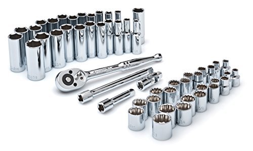 Crescent CSWS10 38-Inch Drive Socket Wrench Set 52-Piece by Crescent