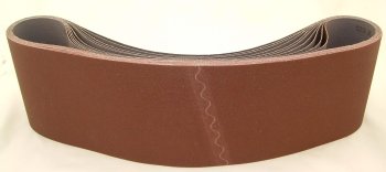 Aluminum Oxide Sanding Belts 6 by 48 36 Grit Pack of 10