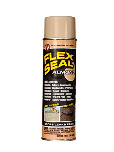 Flex Seal Colors 14-Ounce As Seen on TV Liquid Rubber Sealant in a Can Almond